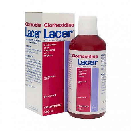 lacer colutorio clorhexidina 500 ml