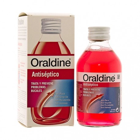 oraldine antiseptico 200ml.