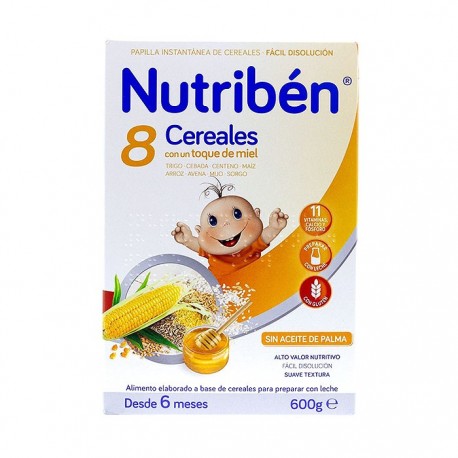 Nutriben 8 Cereales Con Miel 600 g