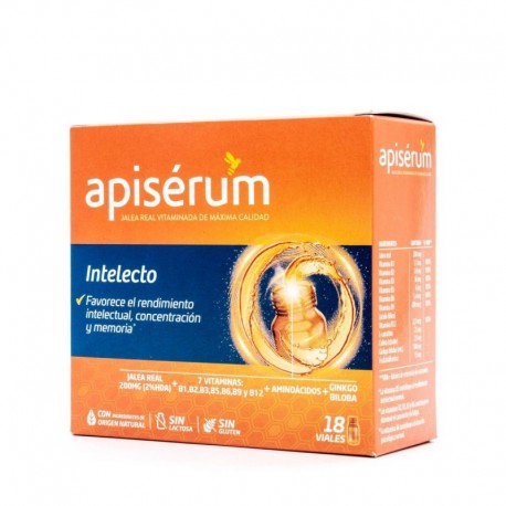 Apiserum Intelecto 500mg 18 viales