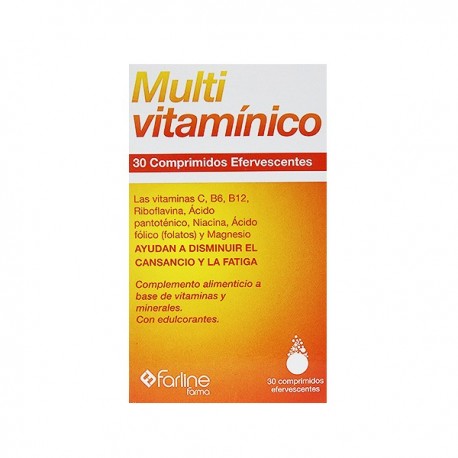 Farline multivitamínico efervescente 30comp