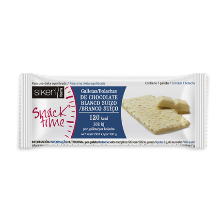 Siken Form Galleta Chocolate Blanco 25g