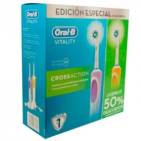 Procter & gamble, Pack Cepillo Eléctrico Oral-b Vitality Cross Action Duo,  Farmacias 1000