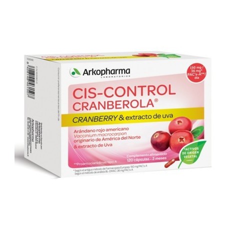 Arkopharma Cranberola Cis-Control 120 Cápsulas