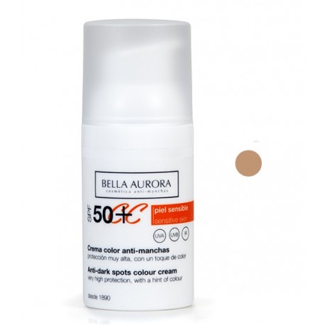 Bella Aurora CC SPF50+ Piel Sensible 30ml