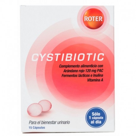 ROTER CYSTIBIOTIC 15 CAPSULAS