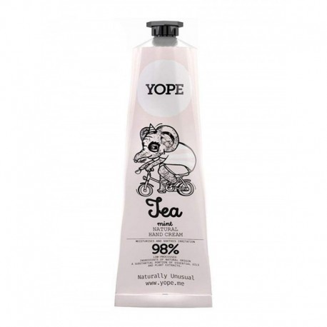 Yope Crema de Manos Natural Té Verde y Menta 100ml