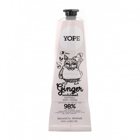 Yope Crema de Manos Natural Jengibre y Sándalo 100ml