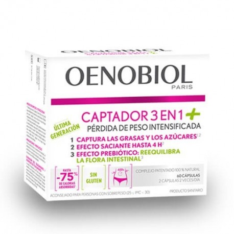 Oenobiol Captador 3en1 Plus 60 Cáps