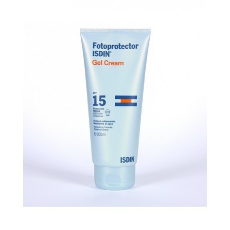 Fotoprotector ISDIN® Gel crema SPF15+200ml