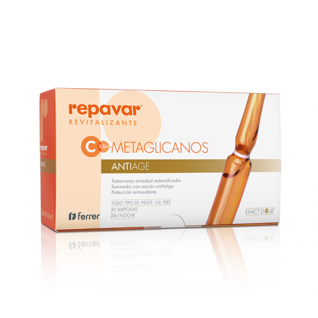 Repavar Revitalizante C Metaglicanos Antiage 30 Ampollas