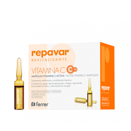 Repavar Revitalizante Vitamina C 20 Ampollas