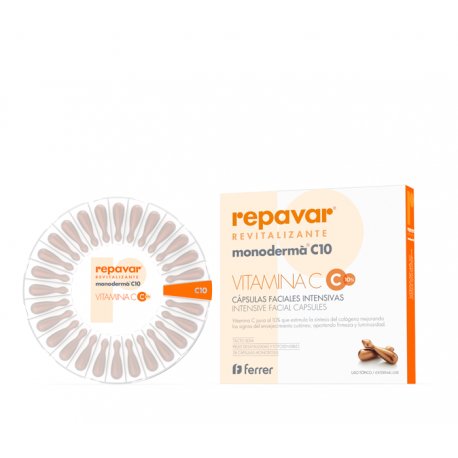 Repavar Monoderma C10 Revitalizante 28 cápsulas