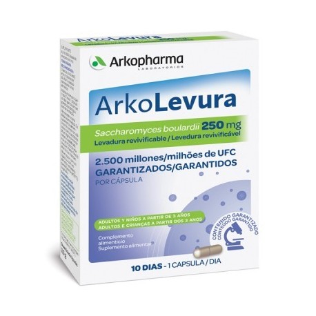 Arkolevura Saccharomyces Boulardii 250mg 10 Capsulas