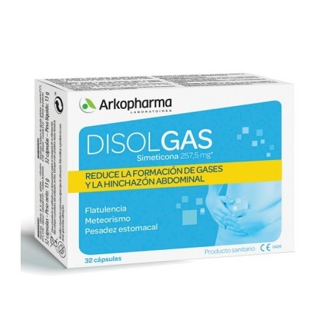 Disolgas Simeticona 257,5mg 32 Cáps.