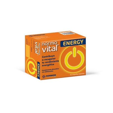 NORMOVITAL ENERGY AMPOLLAS BEBIBLES 20 AMP