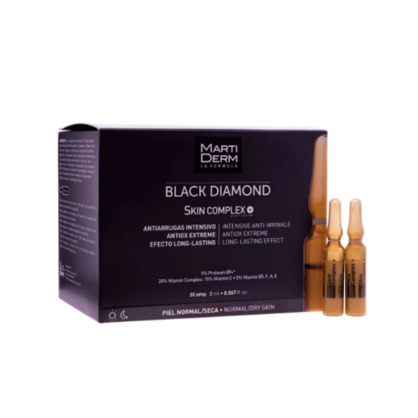 Martiderm Black Diamond Skin Complex 30 Ampollas