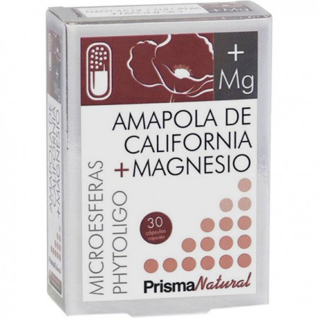 Prisma Natural Amapola de california + Magnesio 30 Cápsulas