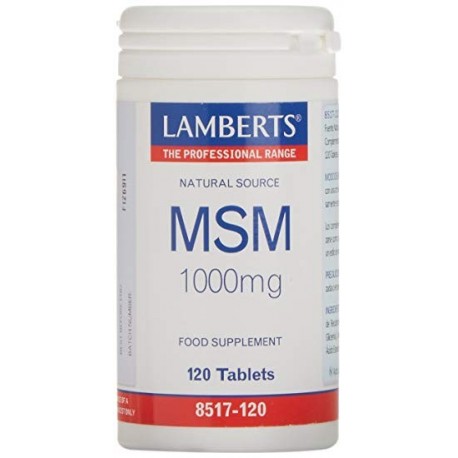 Lamberts MSM 1000mg 120tabletas