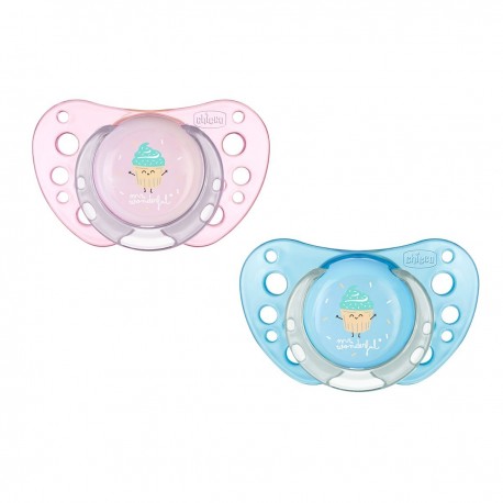 CHUPETE MR WONDERFUL 0-6M ROSA/AZUL