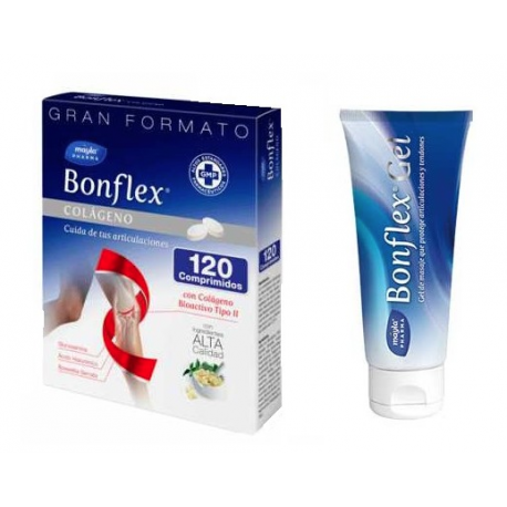 Bonflex Colágeno 120 Comprimidos + Bonflex Gel 100ml