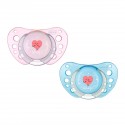 CHUPETE MR WONDERFUL 6-12M ROSA/AZUL