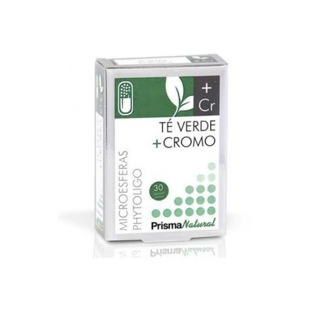 Prisma Natural Té Verde + Cromo 30 Cápsulas