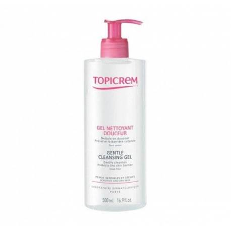 Topicrem Gel Limpiador Suave Cuerpo Y Cabello 500ml