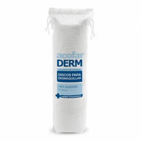 Acofarderm discos para desmaquillar 80uds