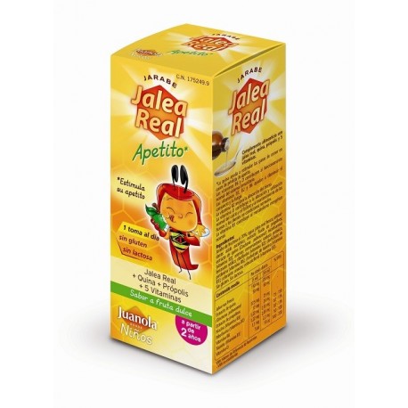 juanola jarabe jalea real vitaminas niños 150 ml