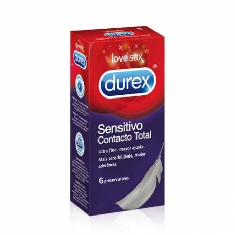 Durex Sensitivo Contacto Total 6 Unidades