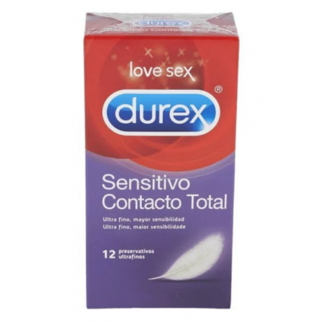 Durex Sensitivo Contacto Total 12 Unidades