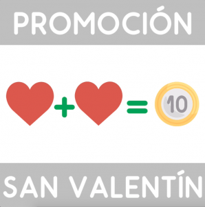 San Valentín 2018: Invita a una persona y llévate 5 euros
