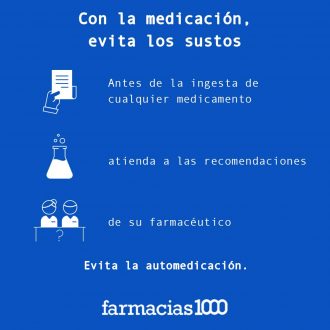 Con la medicación, evita sustos