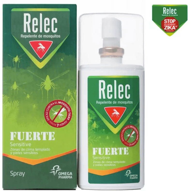 Relec Fuerte Sensitive Spray Repelente Mosquitos 75ml